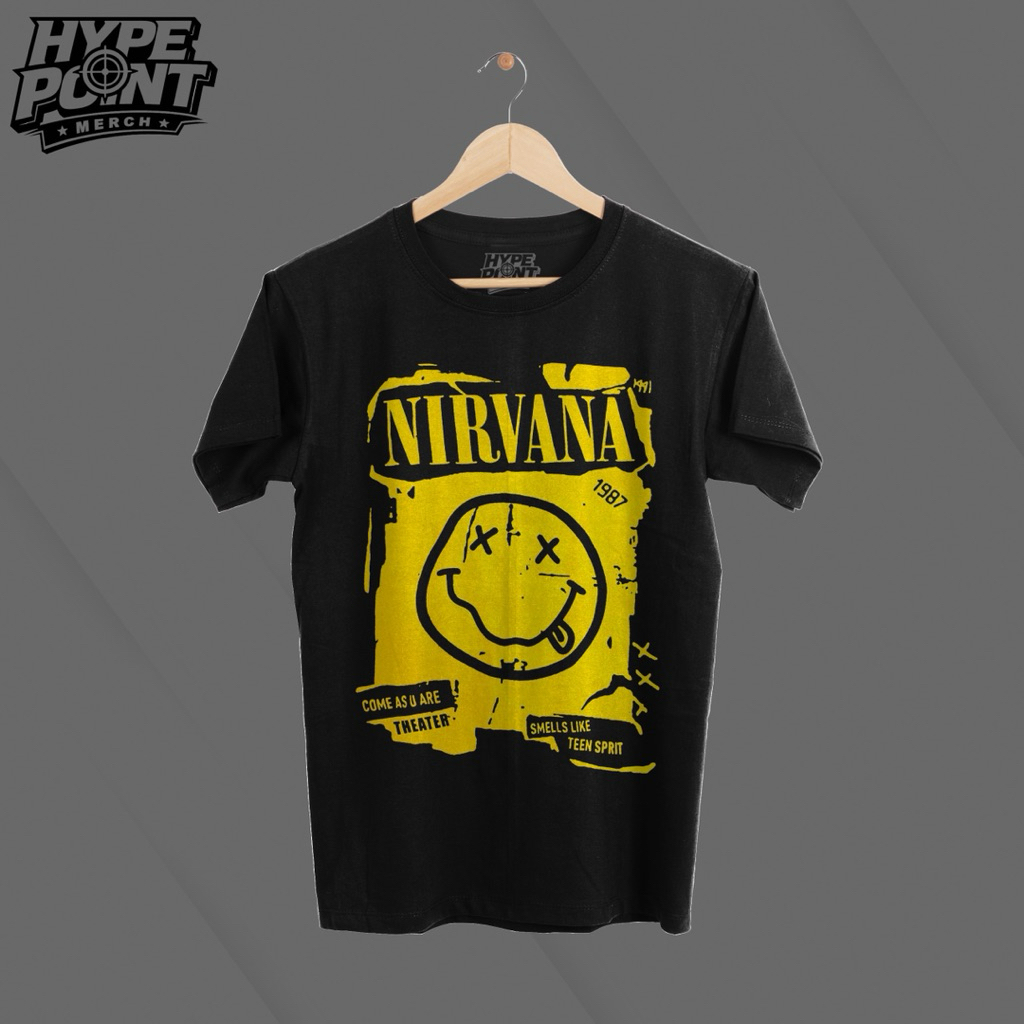 Kaos NIRVANA original 100% | kaos sablon premium termurah | Hype Point Merch