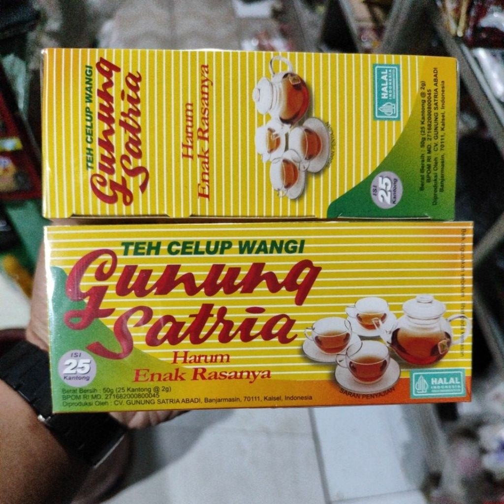 teh celup wangi gunung satria/teh gunung satria/teh celup enak