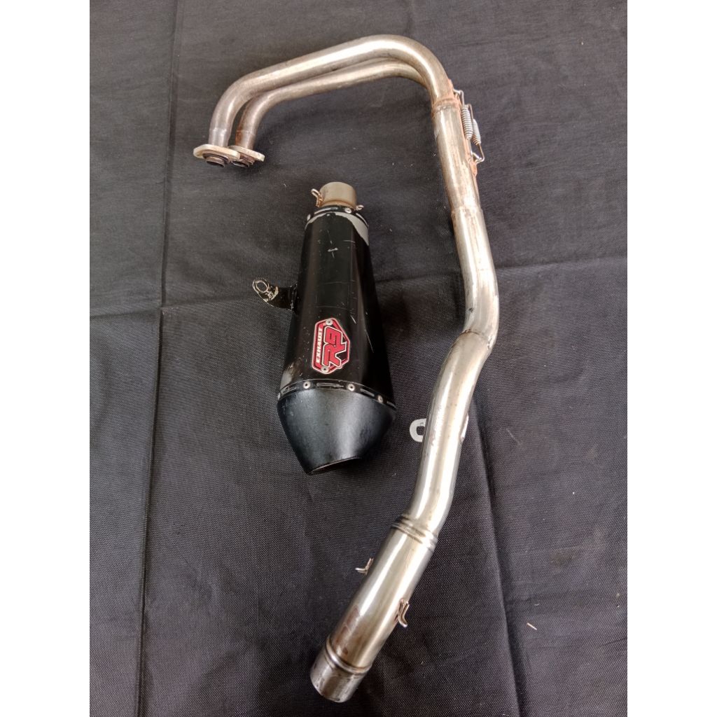 knalpot r9 assen original ninja 250 fi old