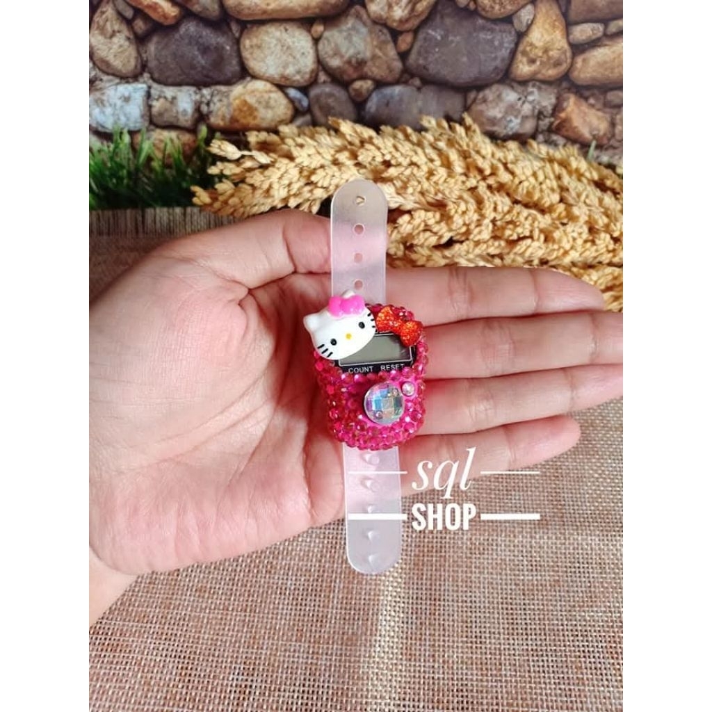 Tasbih digital karakter bling bling | Alat hitung dzikir digital