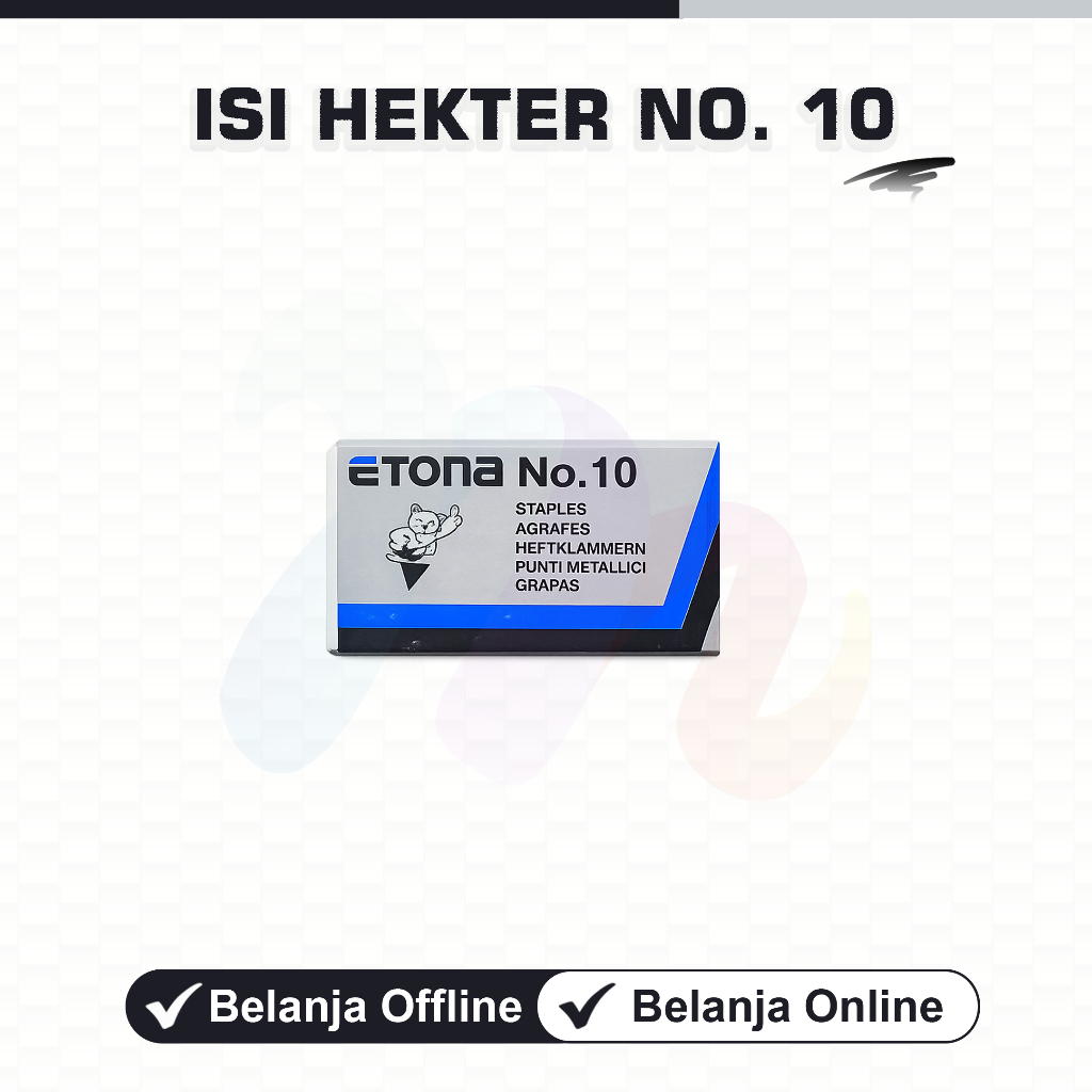 Isi Hekter Stapler No 10