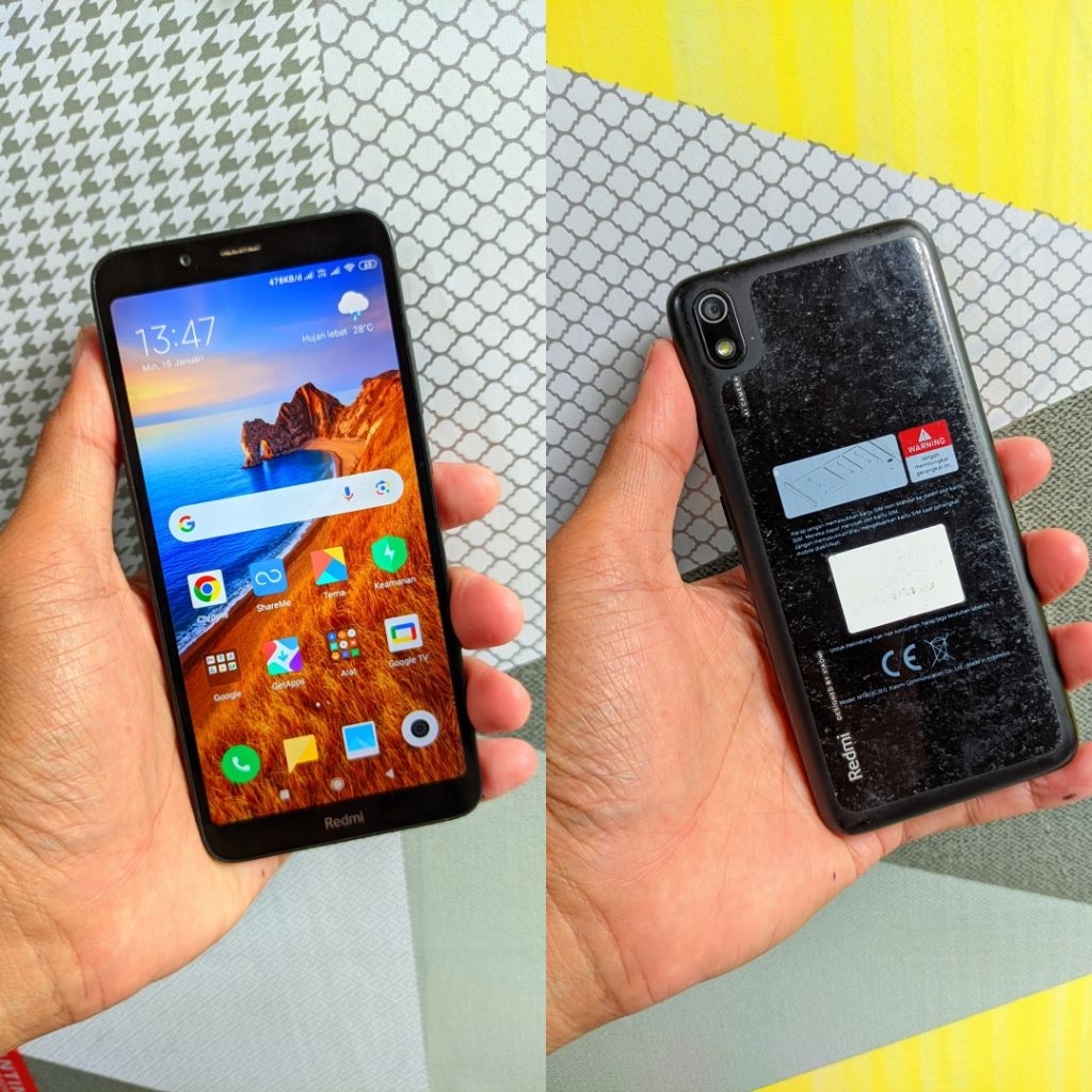REDMI 7A RAM 2GB/16GB SECOND RESMI BERGARANSI DAN BISA RETUR YA