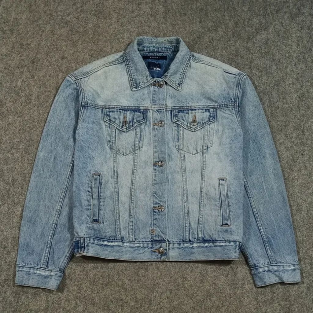 Jaket jeans pria KSUBI size XL second jaket DENIM