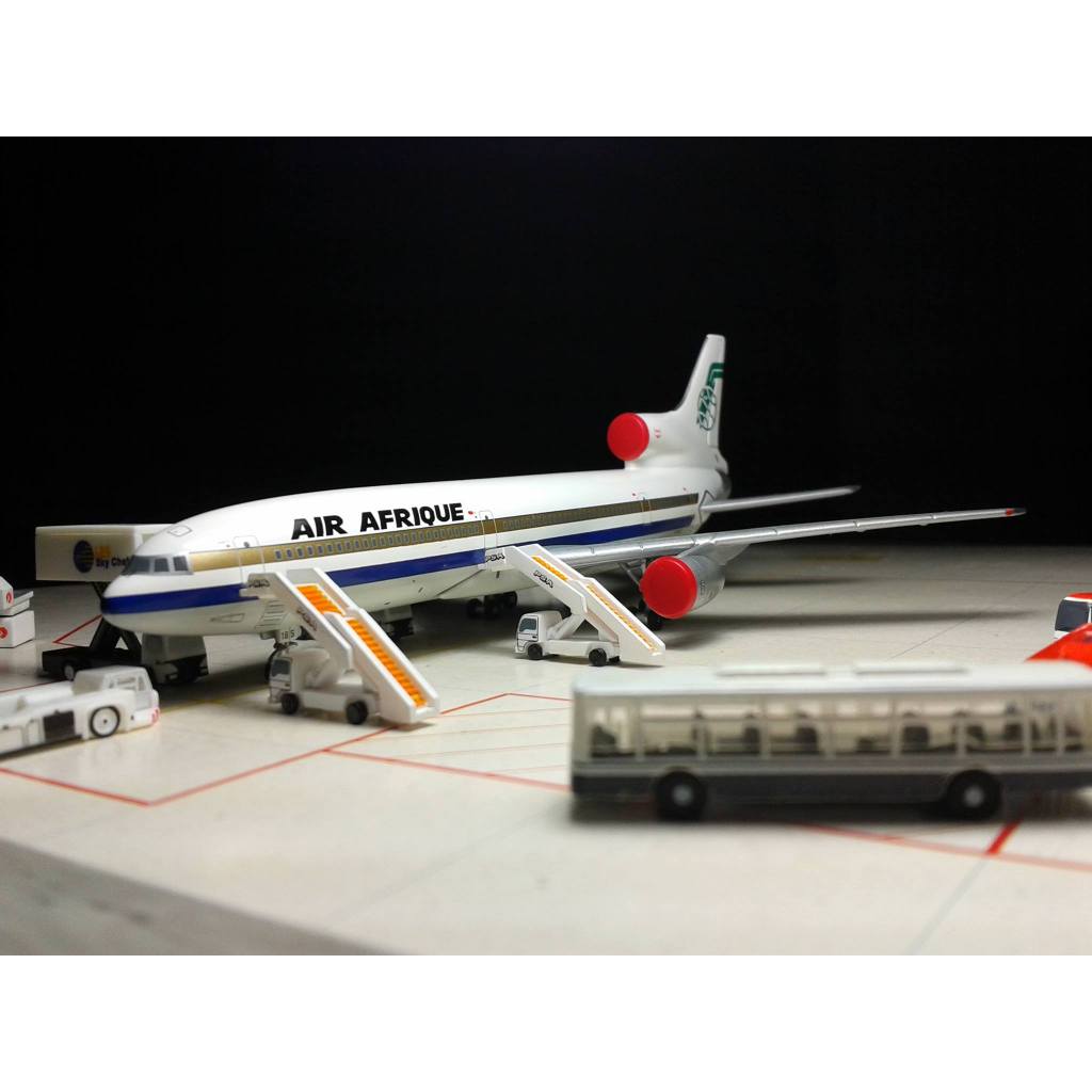 Diecast Pesawat Air Afrique Lockheed L-1011-385-1 TriStar 1 rego N185AT BBOX skala 1:400