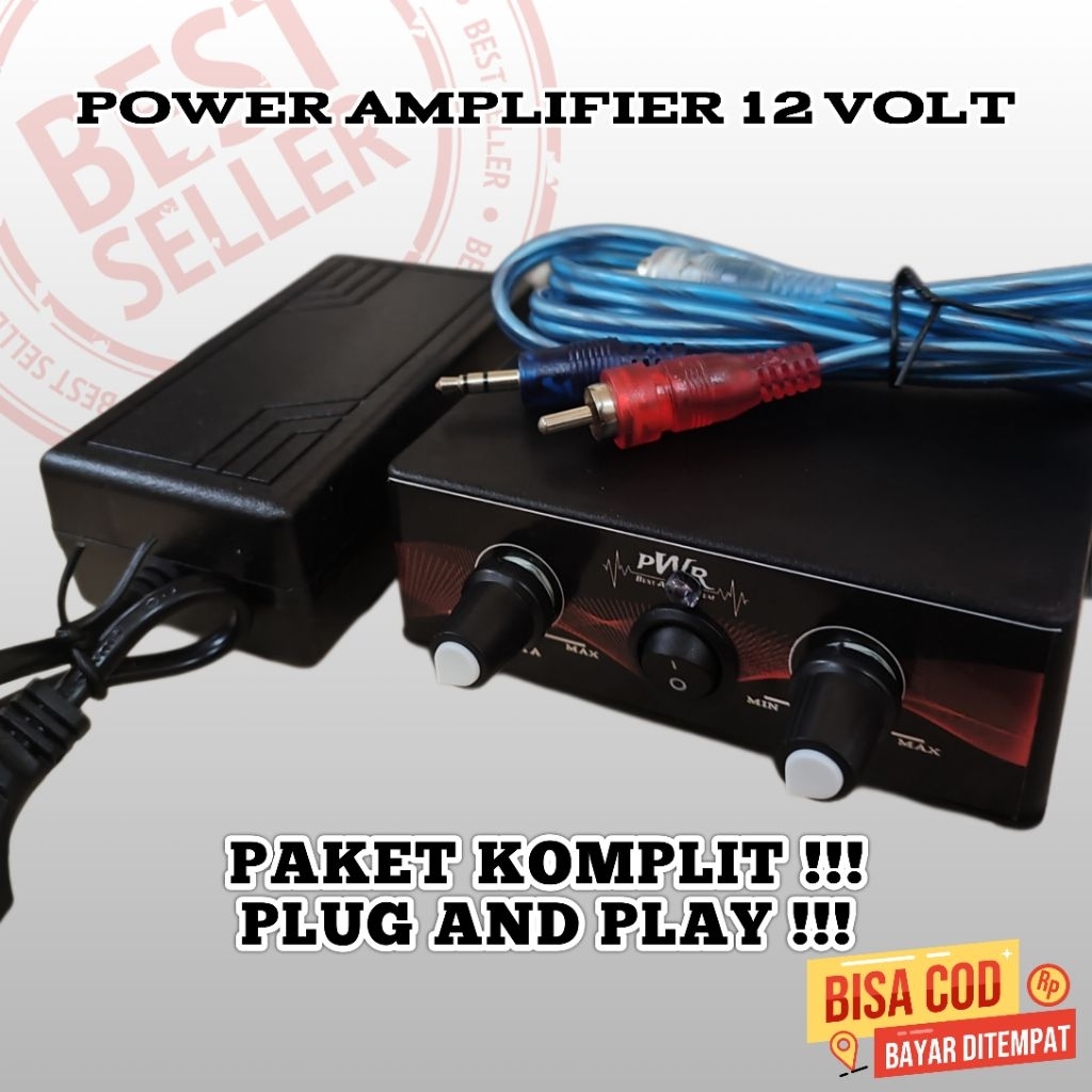 Amplifier mini termurah power amplifier 12 volt tpa3110 paket komplit siap bunyi
