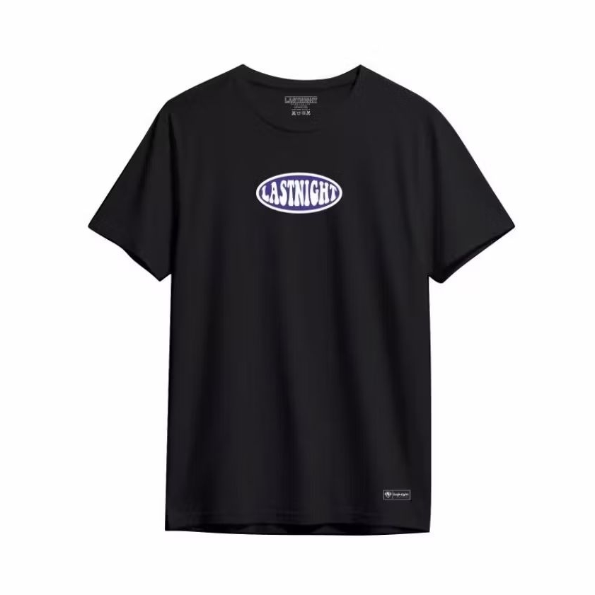 LASTNIGHT Reguler T Shirt Elips Logo Kaos