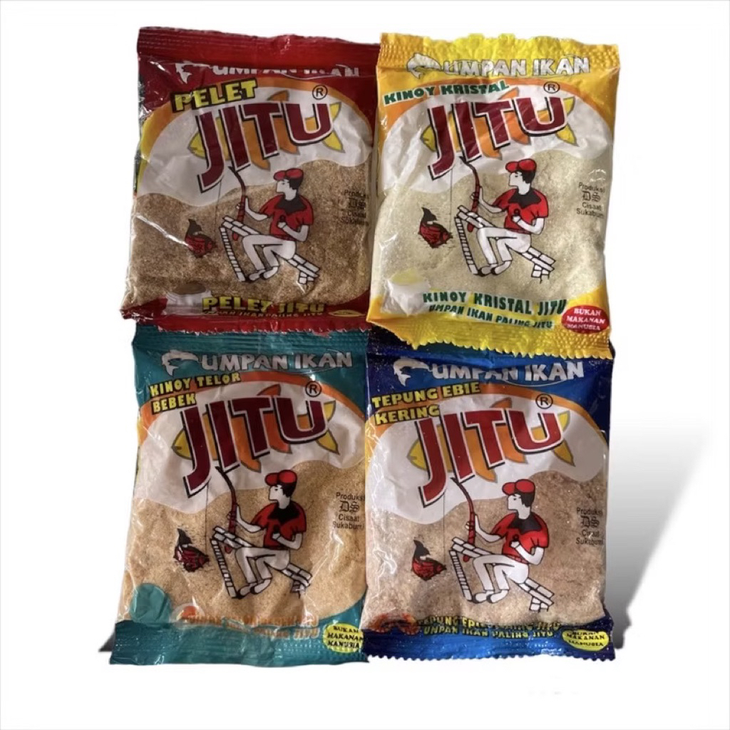 Pelet Jitu SATUAN - Jitu Merah, Telor Bebek, Ebi, Kristal