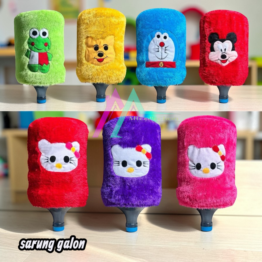 Sarung Galon Karakter Cover Galon Bulu Sarung Galon Murah Bisa Cod