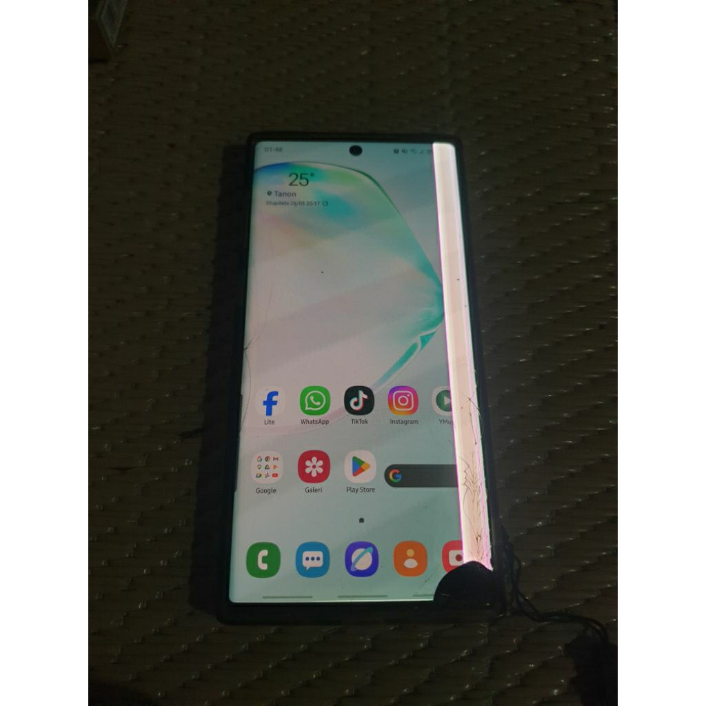 LCD SAMSUNG NOTE 10 BIASA MINUS
