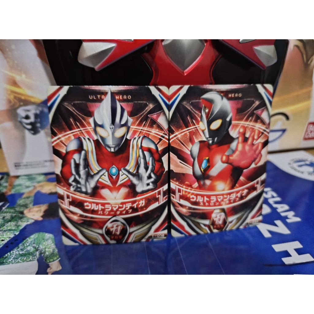 Dx kartu Ultraman orb original bandai bisa discan Ultraman orb card