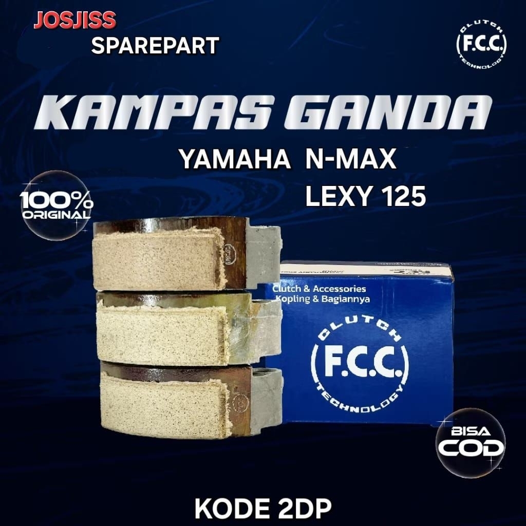 KAMPAS GANDA FCC NMAX (2DP) LEXY 125 KAMPAS KOPLING GANDA FCC ORIGINAL