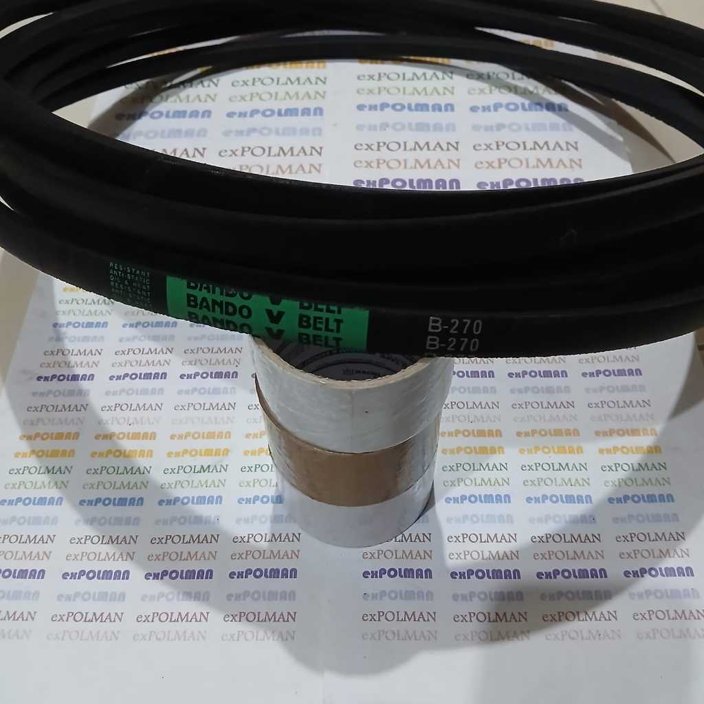 BANDO Tali V-Belt type B250, B251, B252, B253, B254, B255, B256, B257, B258, B259, B260, B261, B262,