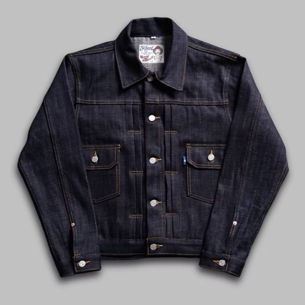 (Second Size L) Mihane Type II Denim Jacket Selvedge Bukan Momotaro Levi’s Wrangler Iron Heart Wingm