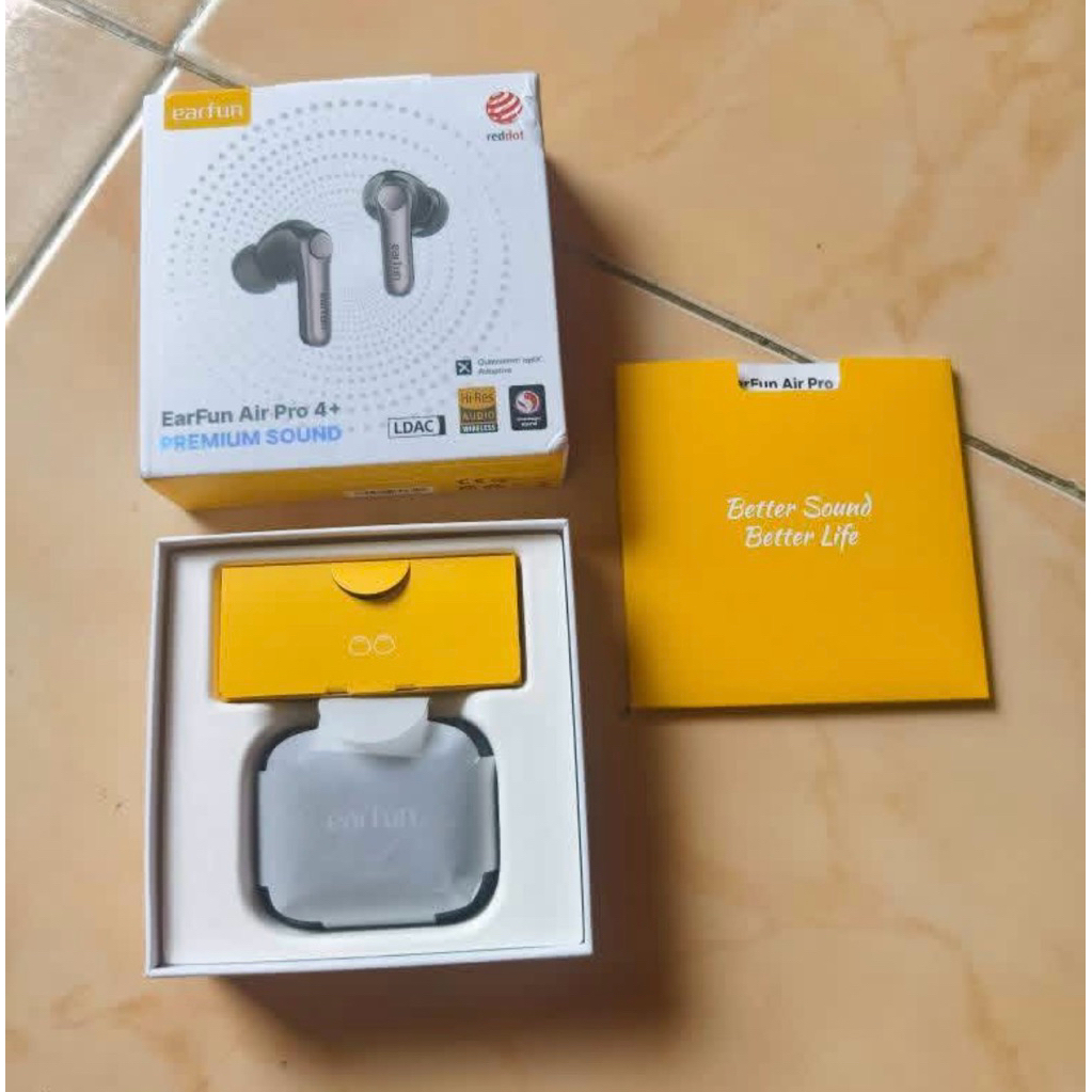 Earfun Air Pro 4+ Plus Fullset Mulus