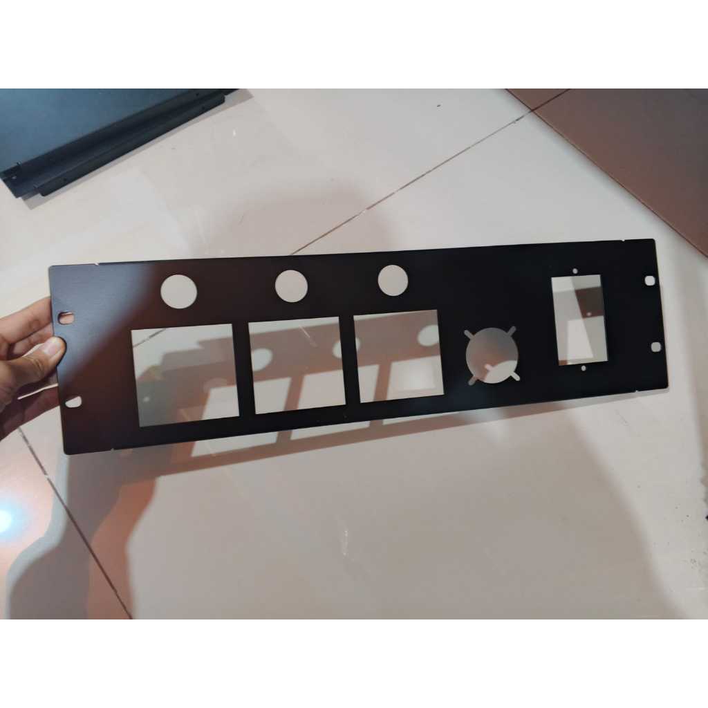 plat panel listrik 3u 1phase