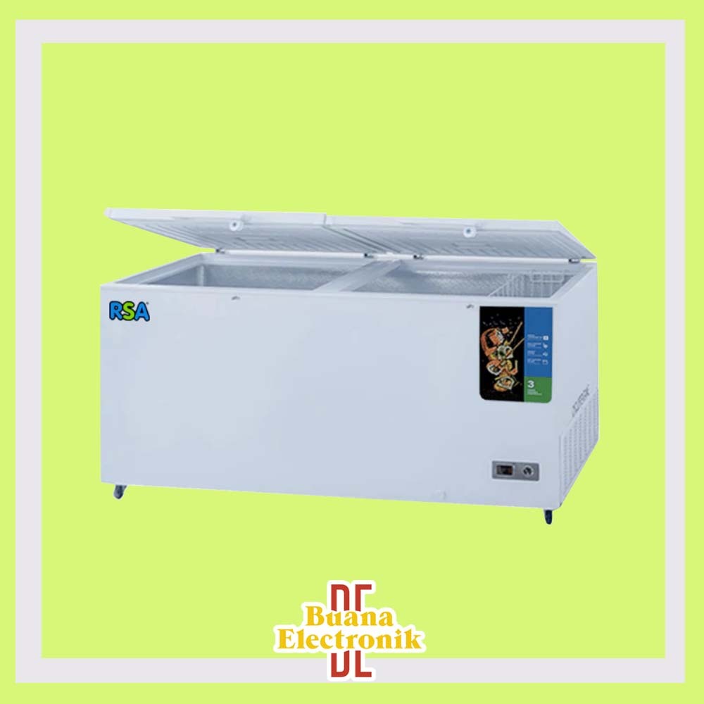 FREEZER BOX CHEST RSA CF - 1200 CF KAPASITAS 1200 LITER ORIGINAL GARANSI RESMI AQUA