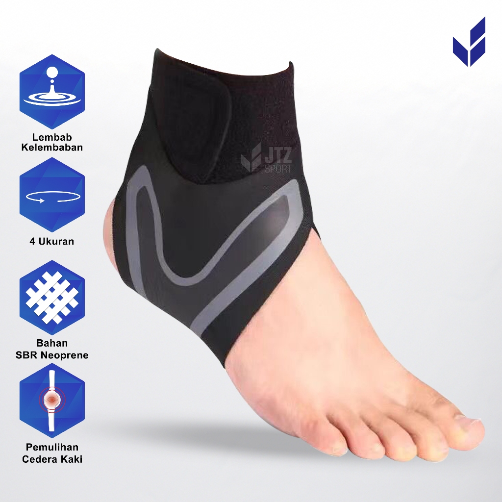 Ankle Kaki Support Sport Anti Cidera Pelindung Tumit