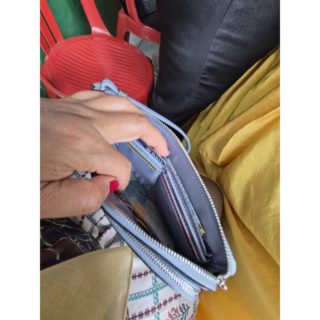 Dompet Wallpaper 2 Zipper  Merk Coach