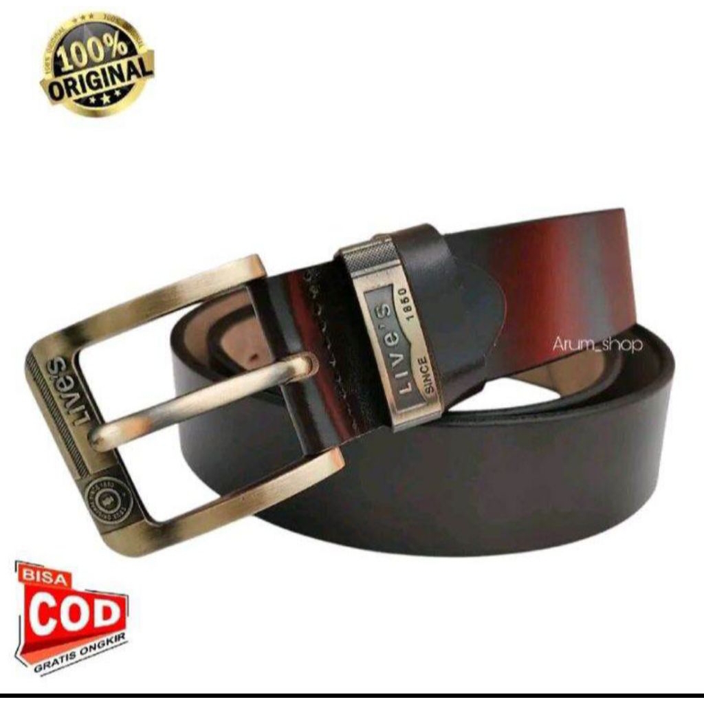 sabuk pria kulit asli selapis 100% original kulit sapi asli selapis original