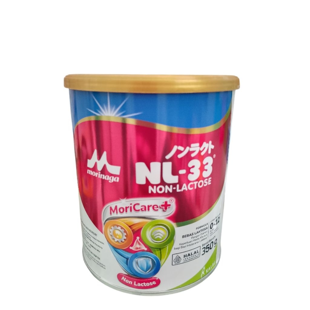 SUSU FORMULA / MORINAGA NL-33 NON LACTOSE 350gr / SUSU BEBAS LAKTOSA