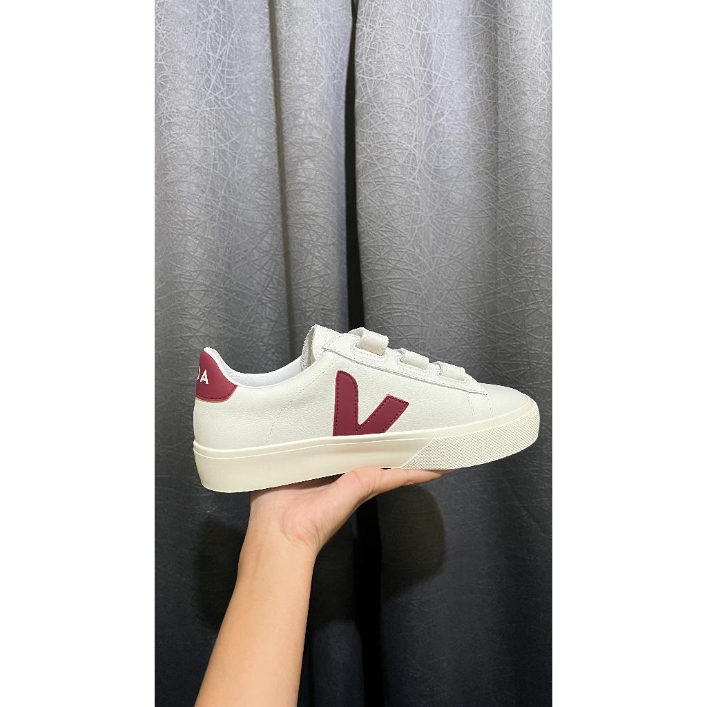 Veja Recife Leather Marsala/Titipkezeey/Sepatu
