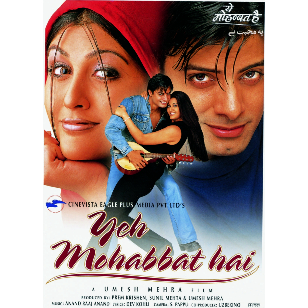 kaset dvd yeh mohabbat hai