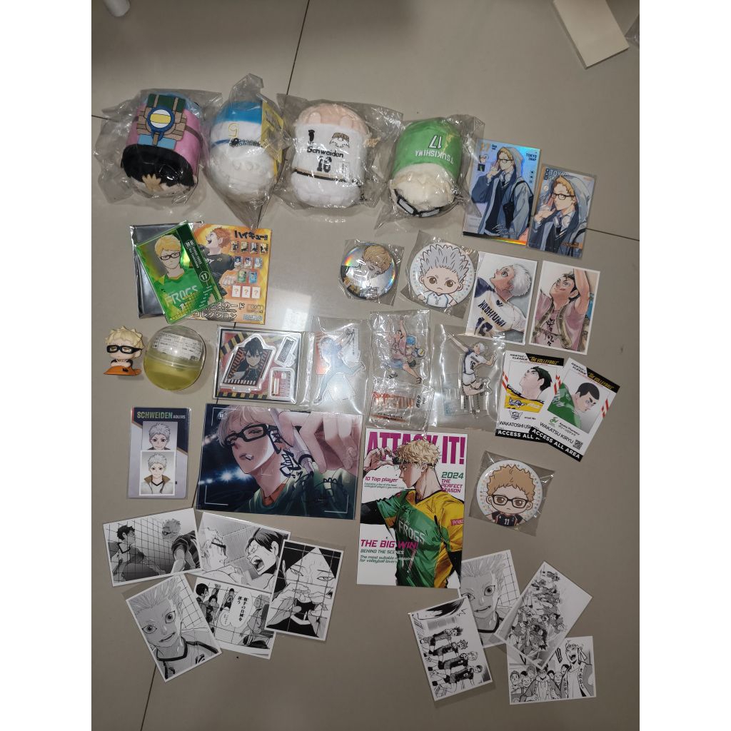 (Part 1) SALE Merch Official dan Fanmerch Haikyuu Noru, Standee 10th Chronicle, Postcard