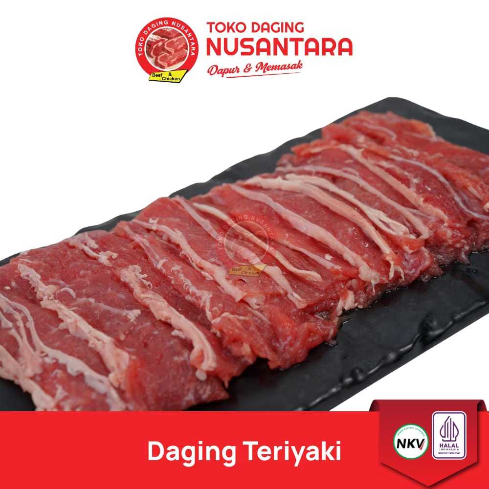 Daging Slice Teriyaki Daging Sapi Iris Teriyaki 500gr