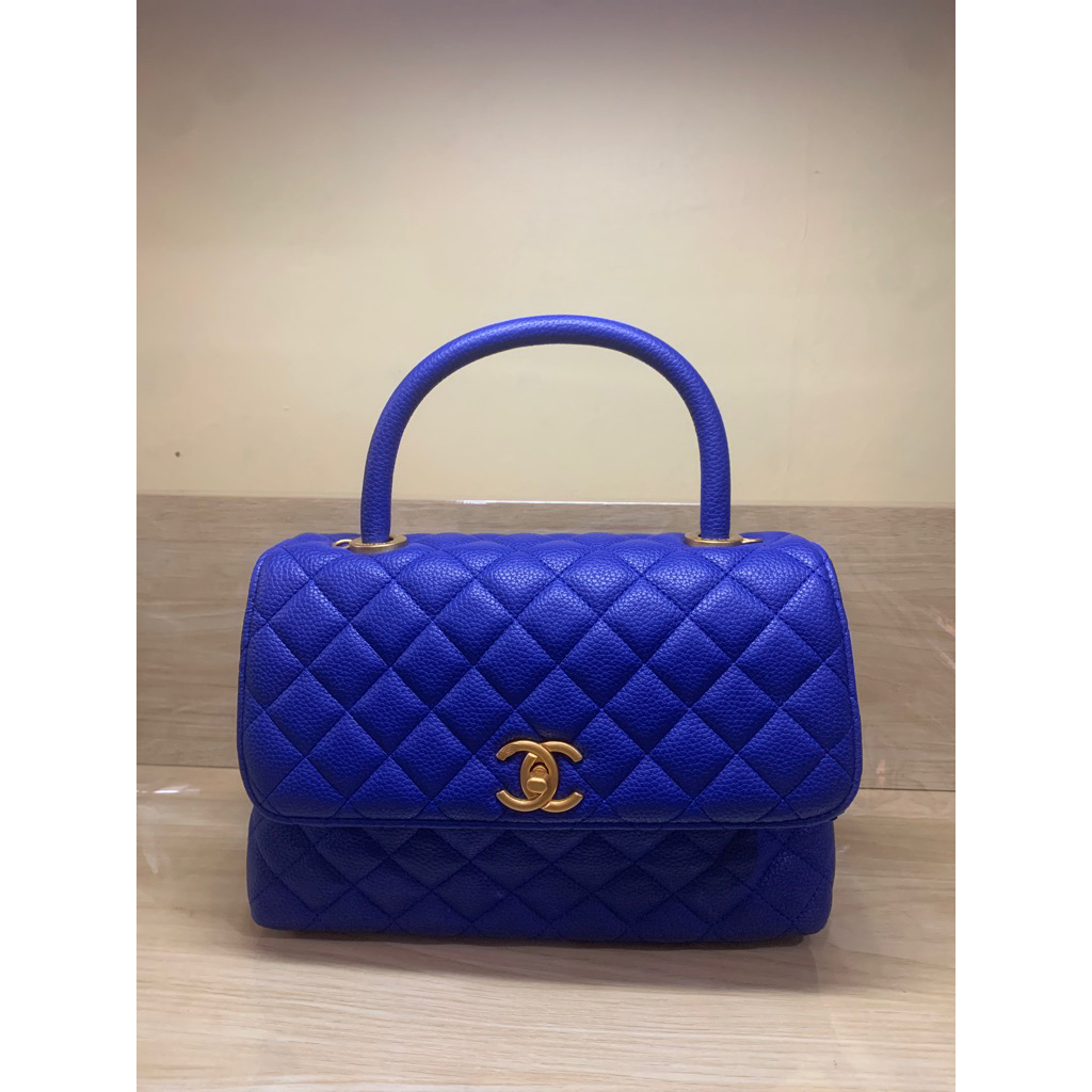 Chanel Coco Handle Blue