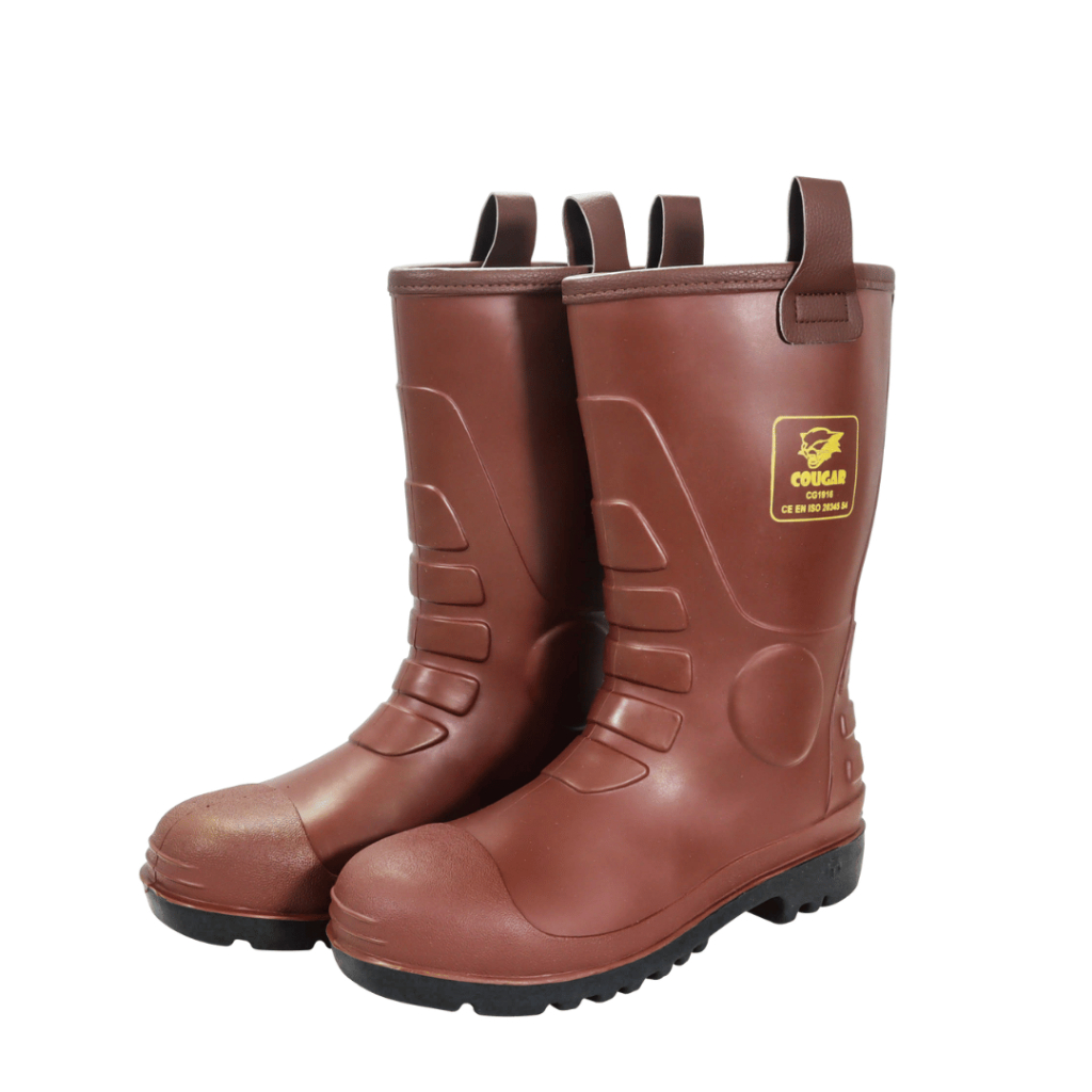Sepatu Boot Cougar Gumboot Brown 1916