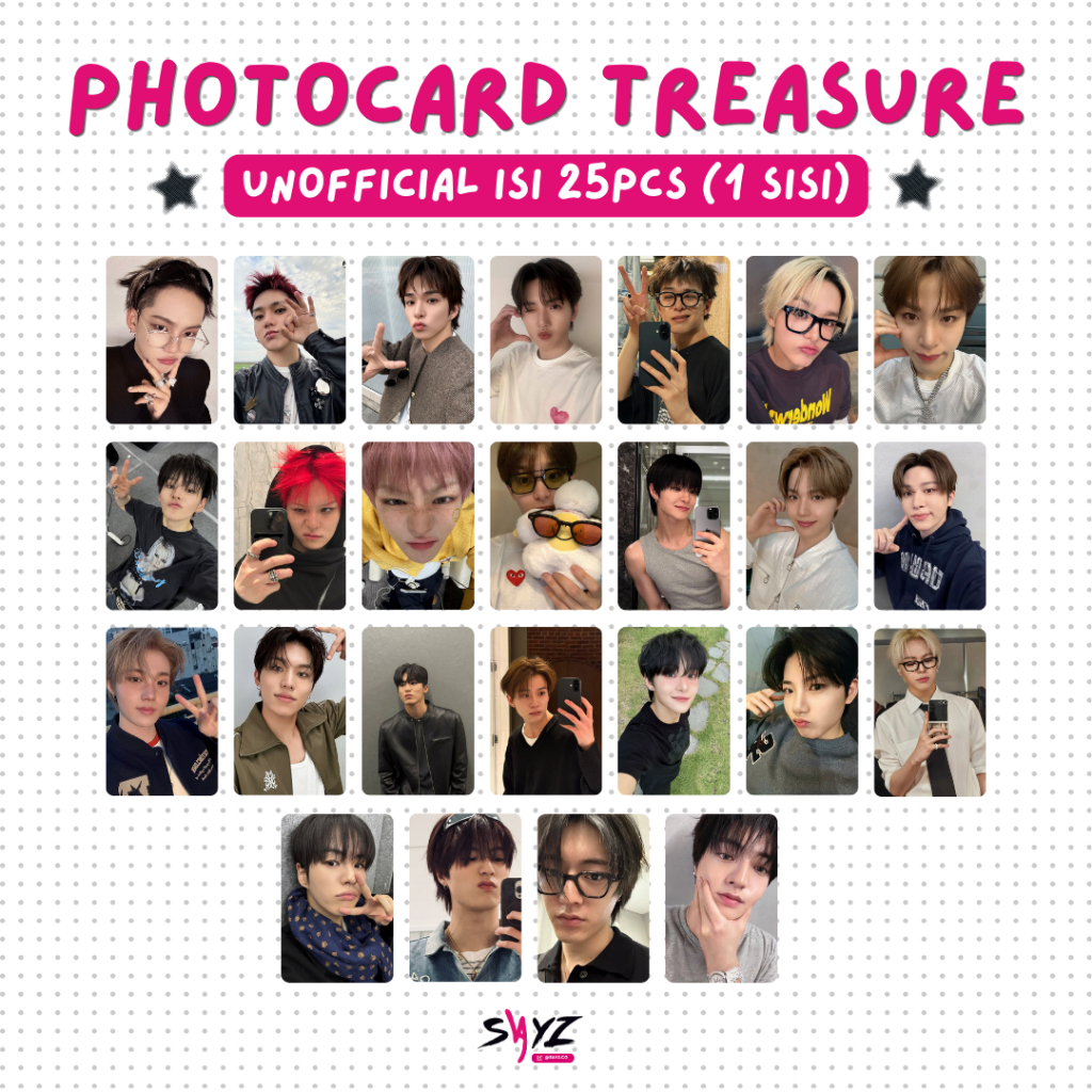 [ READY ] Treasure Photocard Set - isi 25pcs - Hyunsuk asahi yoshi jeongwoo junkyu doyoung jihoon ha
