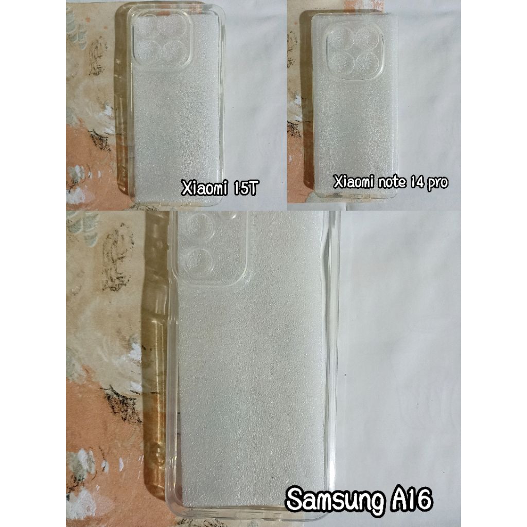 [Cuci gudang] Softcase bening/casing hp/case space for Samsung and Xiaomi