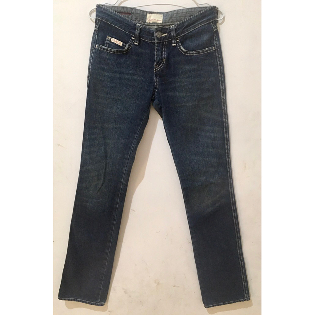 Celana Jeans Denim CALVIN KLEIN Cowok Size 25 Preloved