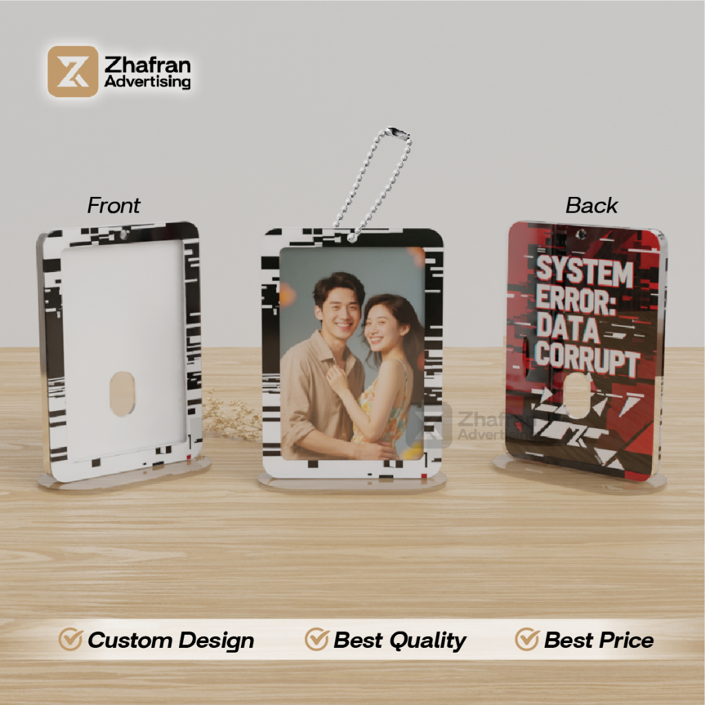 Photocard Pc Holder CUSTOM / Akrilik photocard keychain / custom acrylic photocard holder