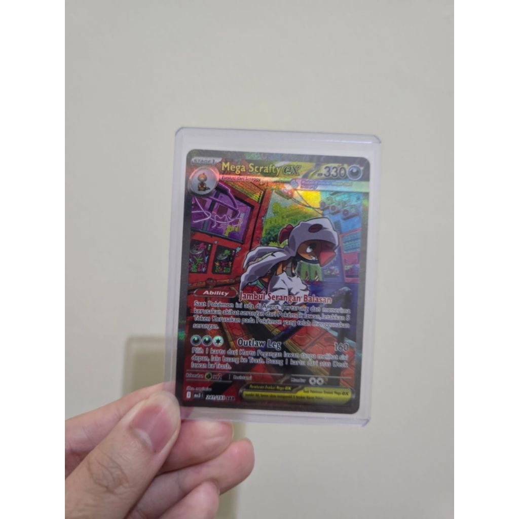 Pokemon Mega Scrafty Ex SAR