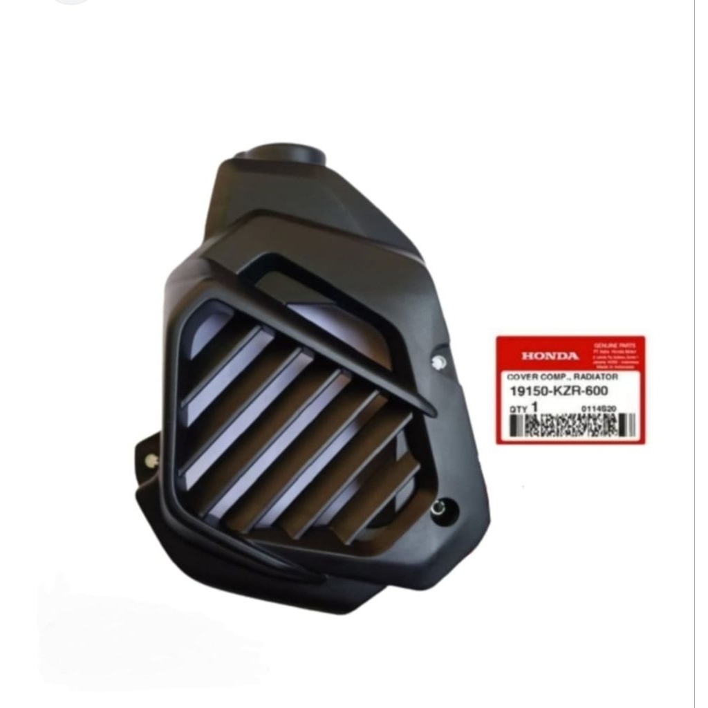 19150KZR600 cover radiator tutup radiator Honda Vario 125 lama original baru AHM