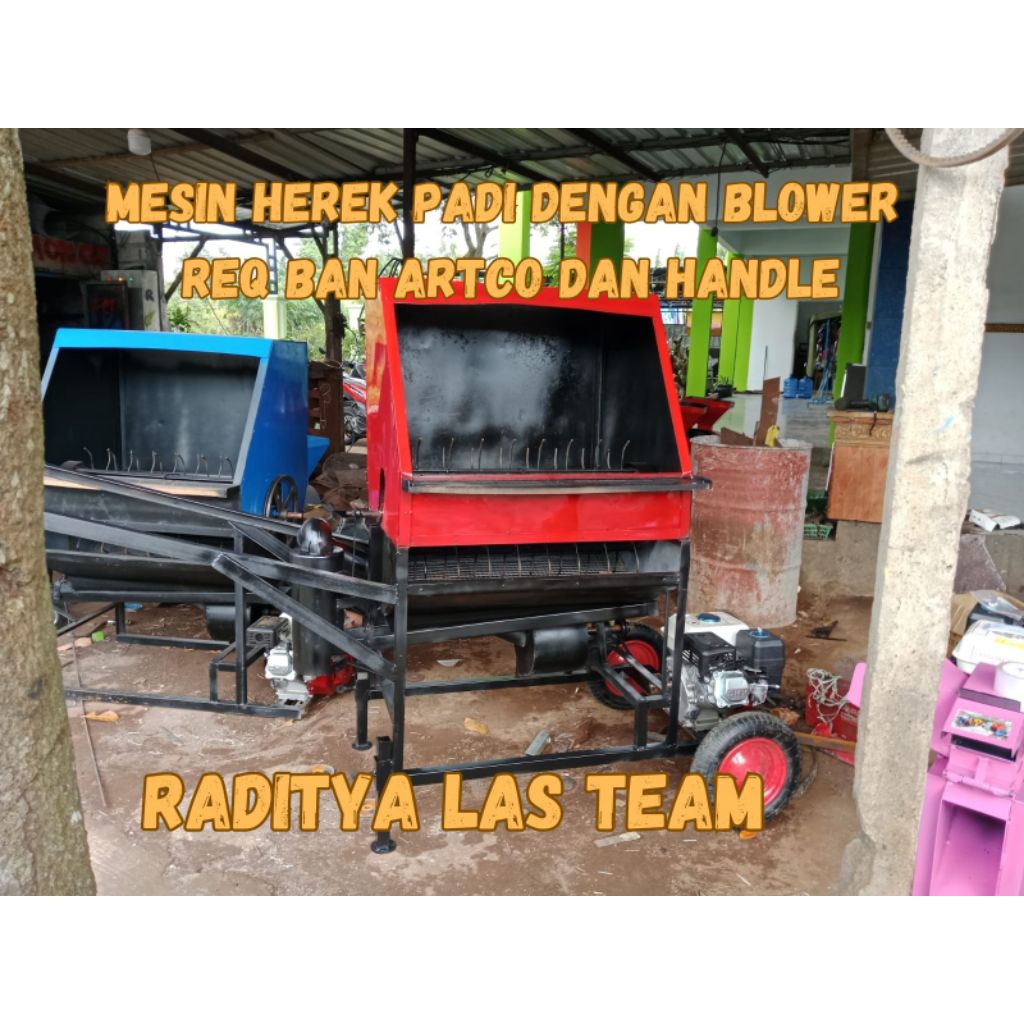 MESIN HEREK / PERONTOK PADI (HANDLE+BAN)