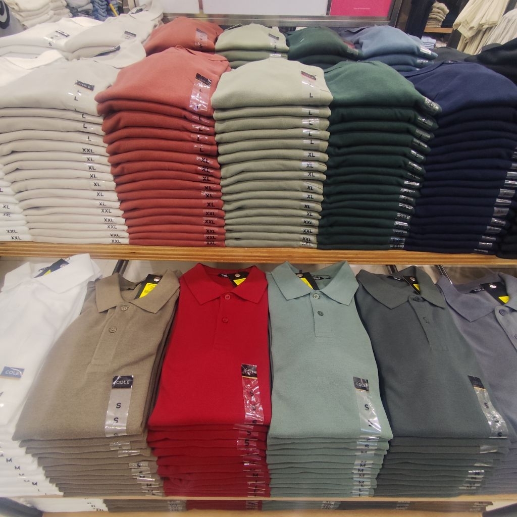 COLE Kaos Polo Polos Model Reguler Size S-XL
