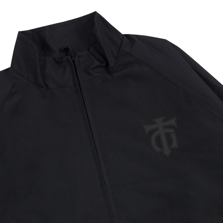 Troy Company Jacket Tracktop Full Black Insignia - Jaket Tracktop Full Hitam JTT 3577