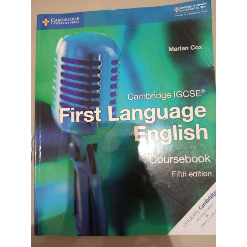 Buku First Language English Coursebook Cambridge IGCSE Preloved