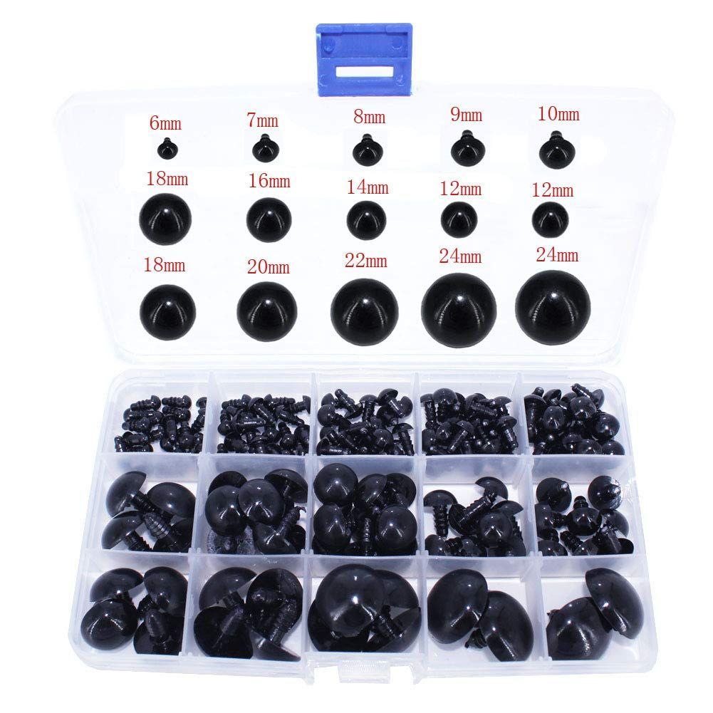 safety eyes / mata boneka amigurumi rajut 10pcs