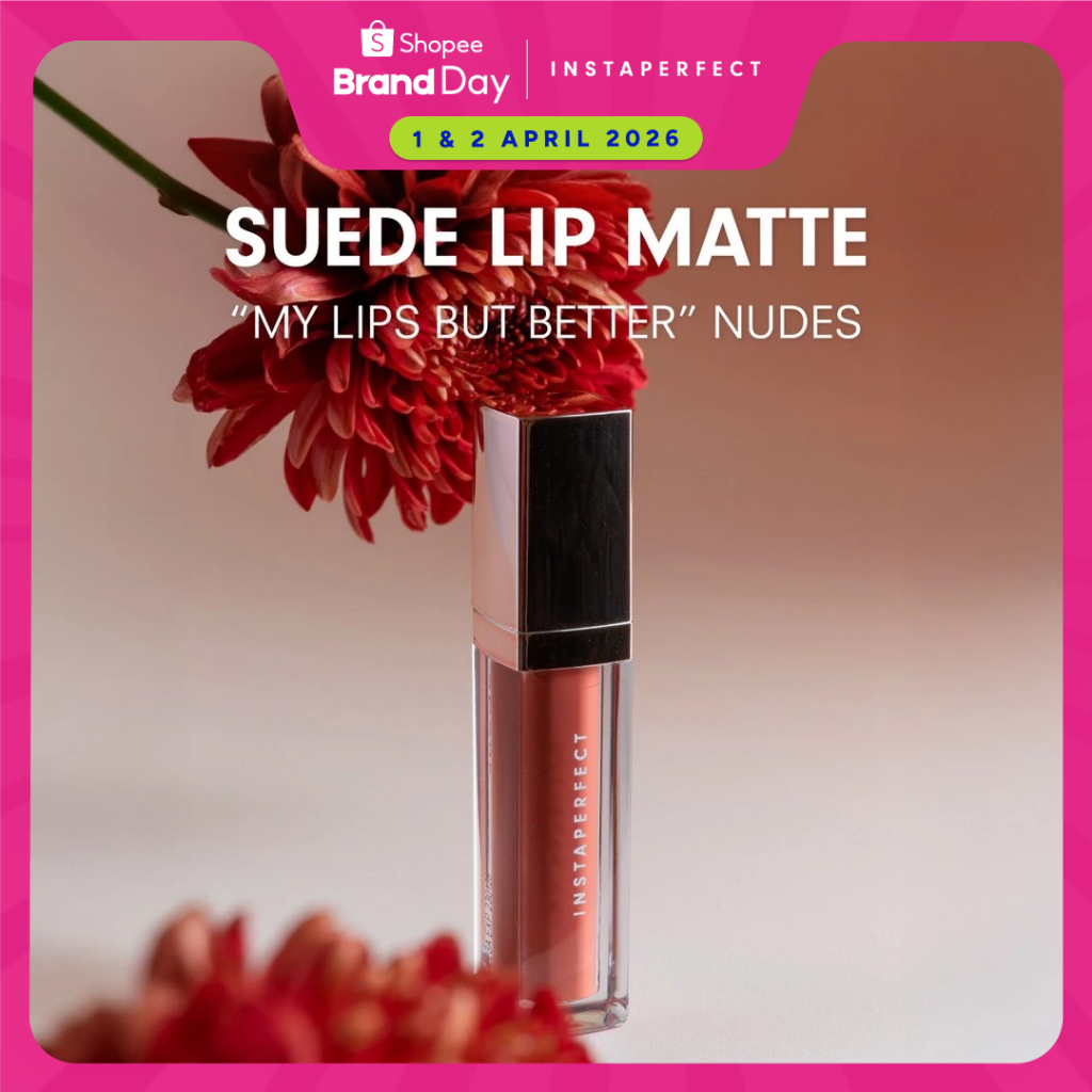Instaperfect Suede Lip Matte (MLBB Nude Lip Cream, Cover Blurry, Transfer Resistant)