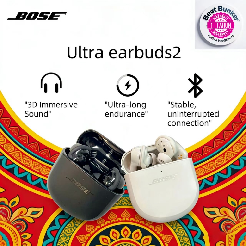 Super 1:1 Bose QuietComfort Ultra Earbuds 2nd Gen - Black