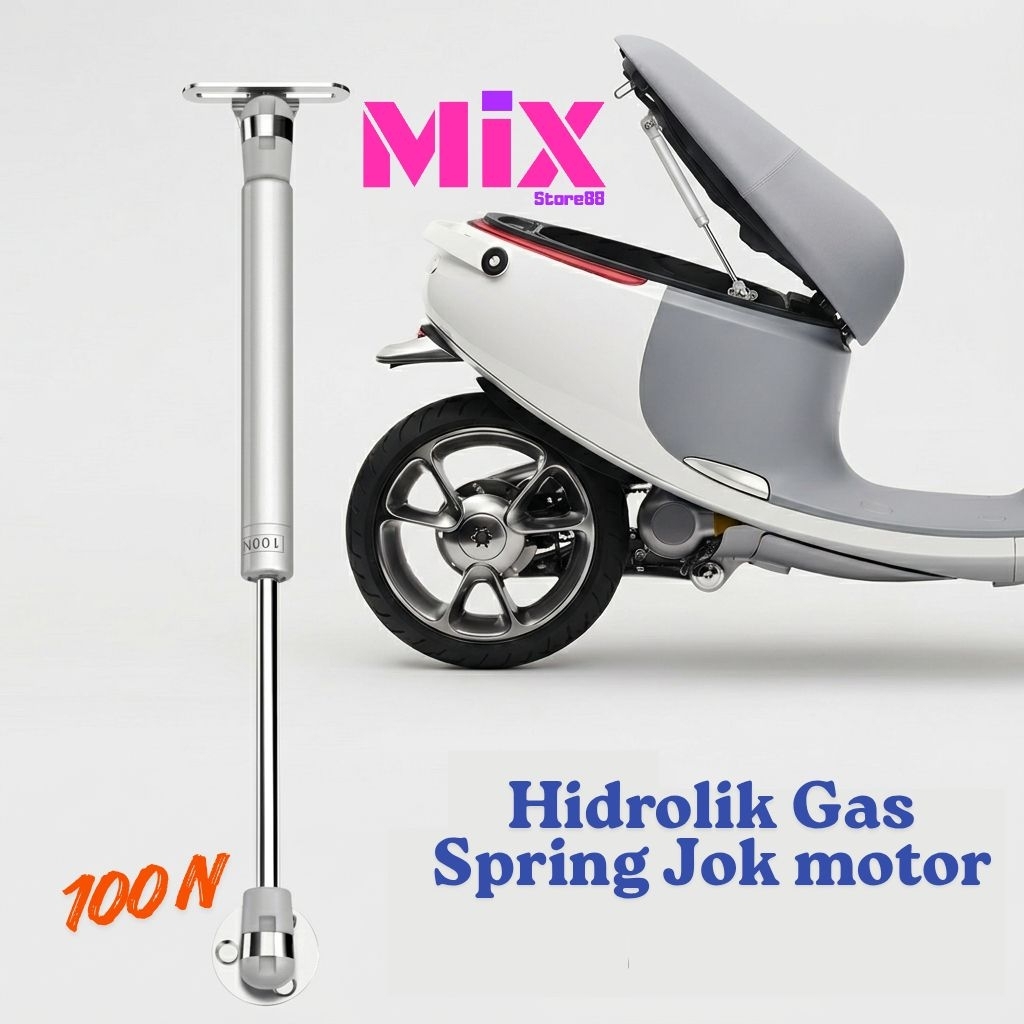 Gas Spring Huben 100 N Jok Hidrolik Motor 100N Pegas Jok Motor Hidrolik Gas Spring Hidrolik Furnitur