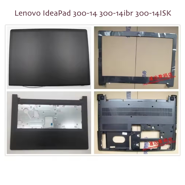 Casing Lenovo IdeaPad 300-14 300-14ibr 300-14ISK LCD LID Top Back Cover Bezel Palmrest Upper Bottom 