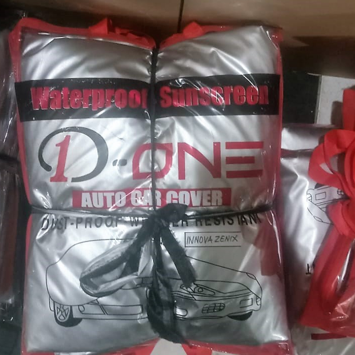 Sarung Mobil Toyota Rush 2025 Warna Silver Aksesoris Eksterior Body Cover Mobil Sarung Mobil