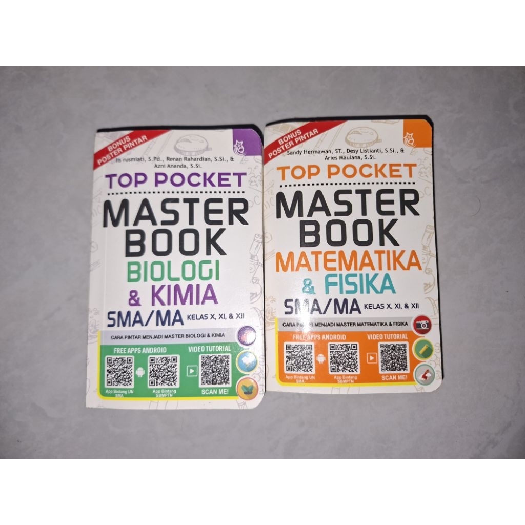[PRELOVED] TOP POCKET MASTER BOOK RUMUS SMA