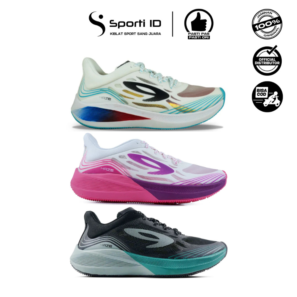 Sepatu Running 910 Nineten Haze Vision 1.0 - 3 Pilihan Warna Original