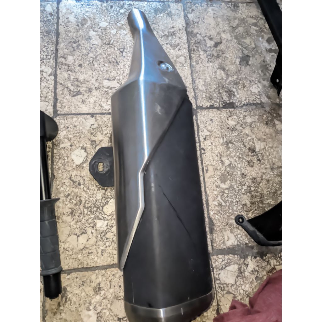 knalpot original ninja 250 fi old / z250