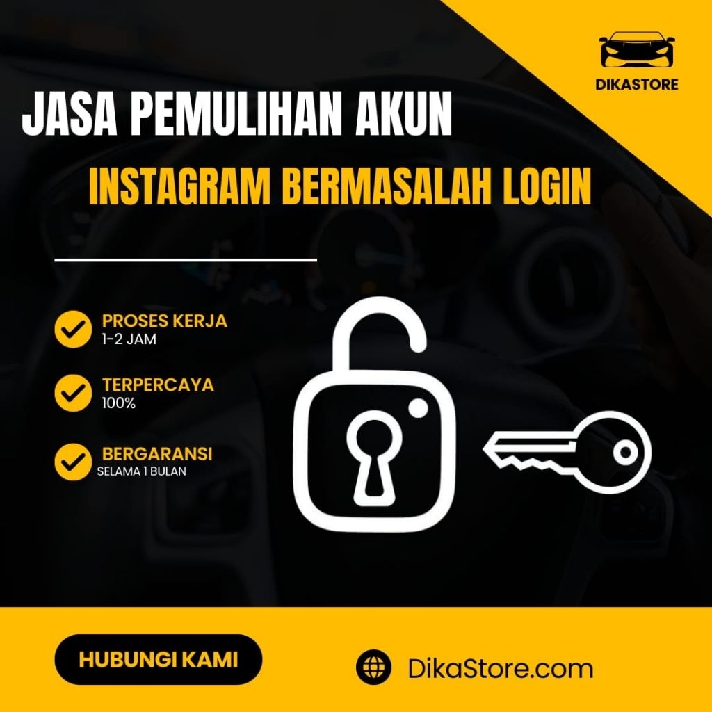 jasa permulihan akun instagram di nonaktifkan / terkunci